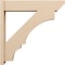 Ekena Millwork 8-in W x 38-in D x 38-in H Balboa Slat Rough Cedar Woodgrain TimberThane Outlooker, Primed Tan OUTUR080X38X38BOA24RCPR - alternate 4